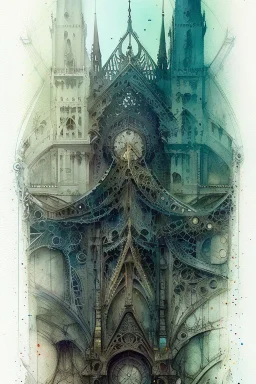 Budapest by Jean-Baptiste Monge, watercolor and ink, intricate details, fantasy, beautiful, award winning, colorful, fantastic view, crisp quality