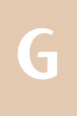 a simple abstract of the letter G as an ear, vector