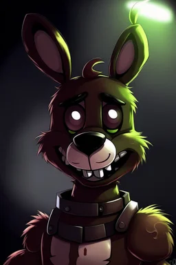 Portrait of springtrap from five nights at Freddy’s