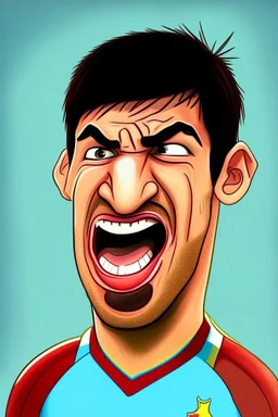 cartoonLuis Suarez Footballer