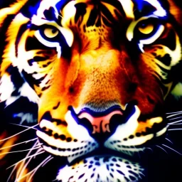 ultra detailed fullbody portrait of beautiful Giant Tiger , extremely detailed digital painting, intrincate, extremely detailed face,crystal clear Big eyes, in the style of wayne reynolds, mystical colors , perfectly centered image, perfect composition, rim light, beautiful lighting,8k, stunning scene, raytracing