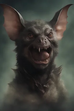 an extremely ugly abomination of the Ratman bat