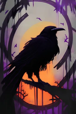 The crow, the forest, the darkness, the sadness.