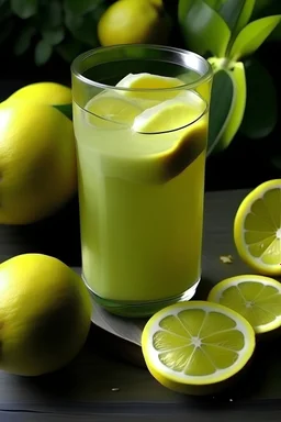 Create me a lemonade with lemon juice inside