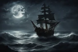 It got dark. Stars appeared in the dark sky, and bright moonlight shone on the vast expanse of water. The prisoner looked at this disturbing and at the same time soothing landscape and listened to the waves crashing against the side of the ship. The captain of the pirate ship was at the helm. The pirate took out a flask of rum and took a sip from it. My throat burned. The captain roused himself and looked back at the mast in the hope of meeting the gaze of the captured captain. Indeed, their gaz