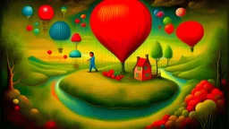 painting made of dreams, surreal