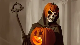 jack o Lantern grim reaper andrea del sarto