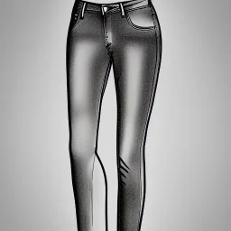 Line drawing of woman wearing Lee flex motion jeans