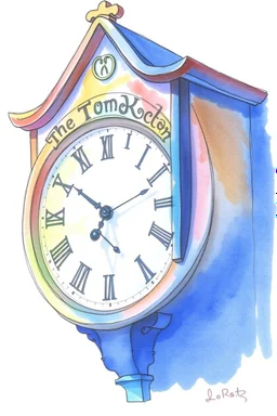 SKETCH WATERCOLOR PASTEL COLOURS - “The Timekeeper’s Clock”