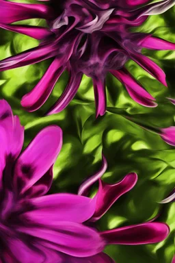 Magenta Dreams Abstract Art; Bauhaus