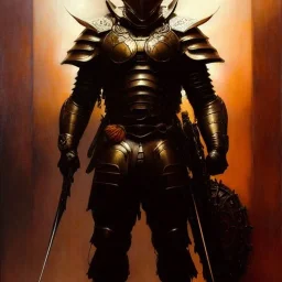 portrait of 'Briareos - Appleseed Alpha',ancient japanese armor, painting by gaston bussiere, greg rutkowski, yoji shinkawa, yoshitaka amano, tsutomu nihei, donato giancola, tim hildebrandt, evan lee,oil on canvas, cinematic composition, extreme detail,fit full head inside picture,16k