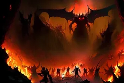 hell, abyss, void, demons, mosnters, war