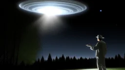 جسم مضيء يطير كبير جدا