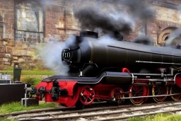 Fantasy steam train