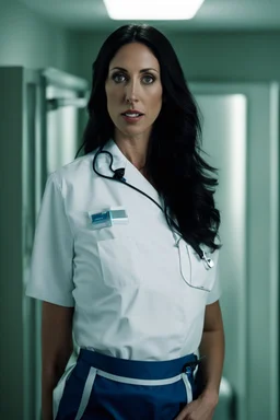 Catherine Reitman as a nurse in agent provocative during a nightmare