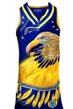 west coast eagles indigenous painting guernsey