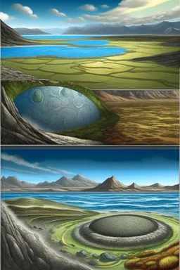 earths cambrian periode lanscapes