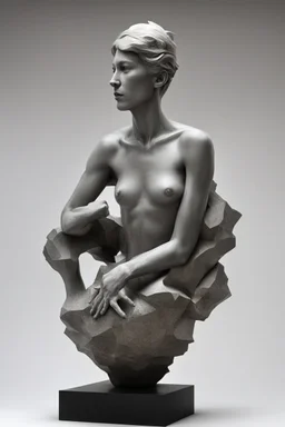 the sculpture is unusual