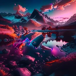 trending incredible award-winning beautiful landscape from r/earthporn subreddit Modifiers: 8k cinematic lighting beautiful fantastic view hdr cinematic postprocessing Landscape Ultra realistic glowing Iridescent Started from image: