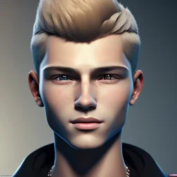 beautiful smooth realistic, black male, 12 y/o boy, blond, extremely sharp detail, finely tuned detail, ultra high definition, 8k, unreal engine 5, ultra sharp focus, smile teeth, happy