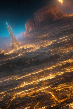 A dynamic 8k image reveals Sol cryptocurrency standing tall amidst a whirlwind of crypto trading charts and pips that seamlessly fuse into an awe-inspiring scene of victory.