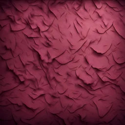 Hyper Realistic maroon tissue textured background with pink fog & vignette effect