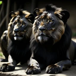 black lions