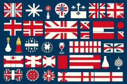 england flag proud english icons design