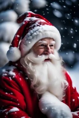 santa claus in sleigh