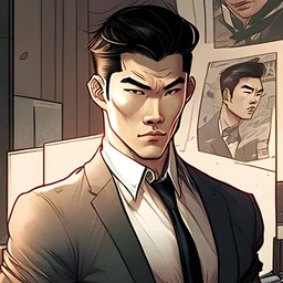 handsome，chinese，ceo，comics