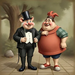 Pepin the Short meets Louis the Fat.