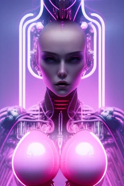 cyberpunk, pink latex body, women, body portrai, big boobs, highlight eyes perfect, skin, tron, cyborg, perfekt sexy, real, dream, hr giger