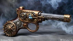 steam punk crystal pistol