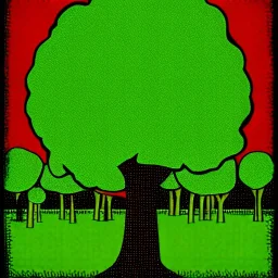 tree pop art