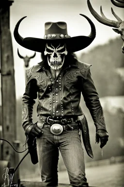 Cowboy demon, photograph