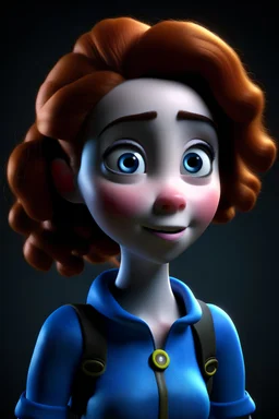 Camille as a pixar character