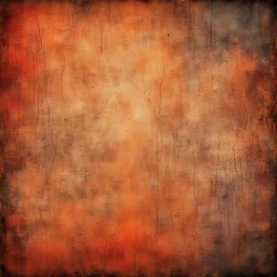 Hyper Realistic orange & red multicolor grungy rustic texture with vignette effect