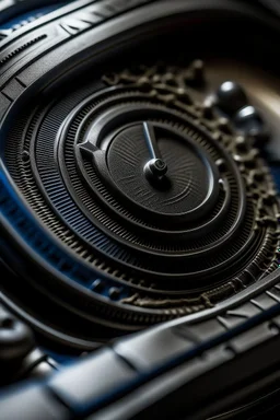 "Create a macro shot of an Avenger watch's dial to emphasize the fine details of its hands and markers."