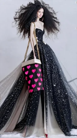 lady in fashion clothing