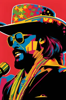 Macho Man Randy Savage, Andy Warhol Style Pop Art, And Very Detailed