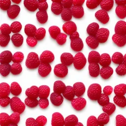 raspberry, plain background