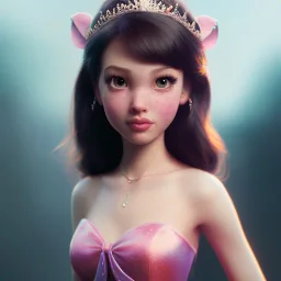 an adorable disney princess, full shot, atmospheric lighting, detailed face, by studio pixar, studio disney,stanley artgerm lau, wlop, rossdraws