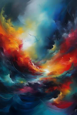 A symphony of emotions playing out across the canvas of existence, painting the universe with the brushstrokes of feeling