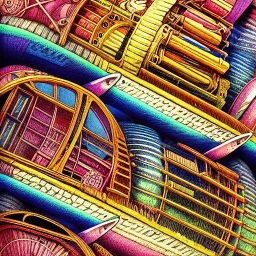 Details london building cross section, building interior architecture from external ,colourful detailed room , Jean Baptiste Monge, strong lines, high contrast vibrant colors, highly detailed, 16k resolution, trending on behance