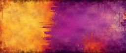 Hyper Realistic Yellow, Orange, Maroon & Purple Multicolored Grungy Retro Background