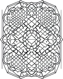 outline art for bold and easy coloring pages with A very simple and super minimal design featuring a beautiful islamic geometric pattern., white background, sketch style, fully body, only use outline, cartoon style, clean line art, white background, no shadows and clear and well outlined