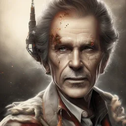 evil doctor, menacing, high quality, high detail, portrait