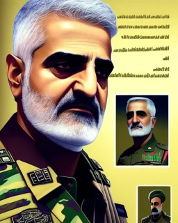 An Iranian commander Qassem Soleimani