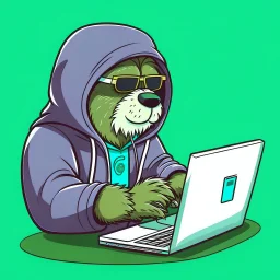 Computer Hacker Golang-Gopher