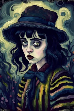 Lydia Deetz van gogh style